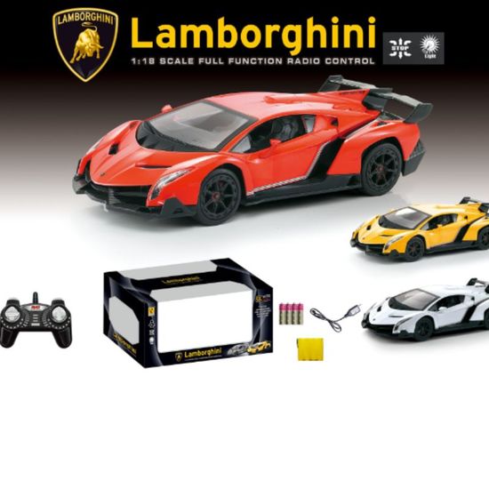Машина Lamborghini 1:18, на пульте управления, с аккумулятором на 4.8V, изображение 2