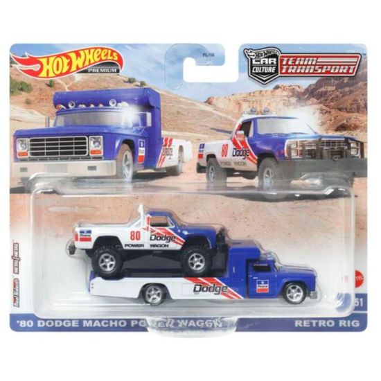 Set de colectie HOT WHEELS din 2 automobile Premium Team Transport, in asortiment, 9 image