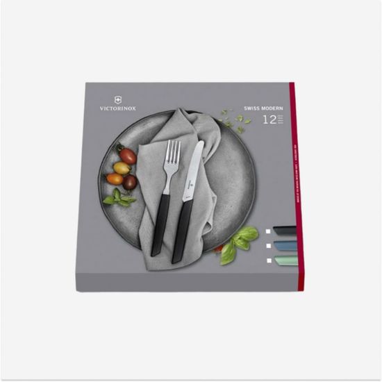 Набор столовых приборов VICTORINOX 6.9096.12W2.12 Swiss Modern, 12 шт, изображение 4