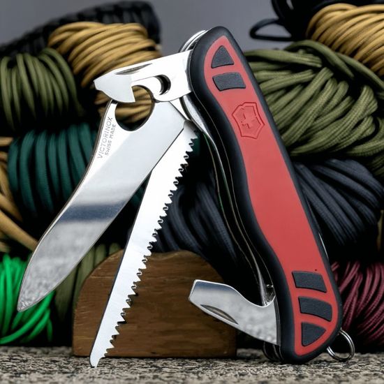 Cutit pliabil VICTORINOX 0.8361.MC Forester M Grip, red/black, 2 image