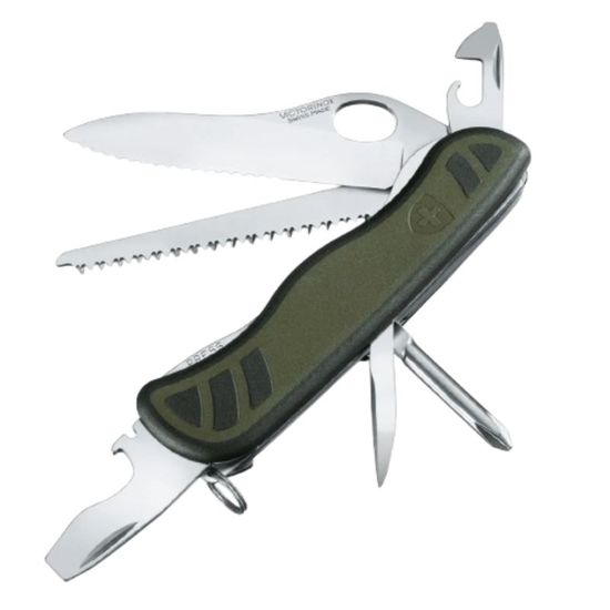Cutit pliabil VICTORINOX 0.8461.MWCH Swiss Soldier's knife 08, green/black