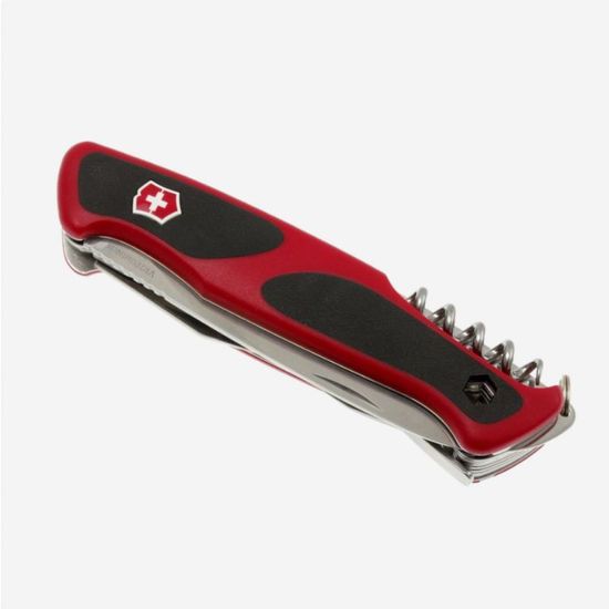 Cutit pliabil VICTORINOX 0.9728.WC Ranger 174 W Grip, red/black, 3 image