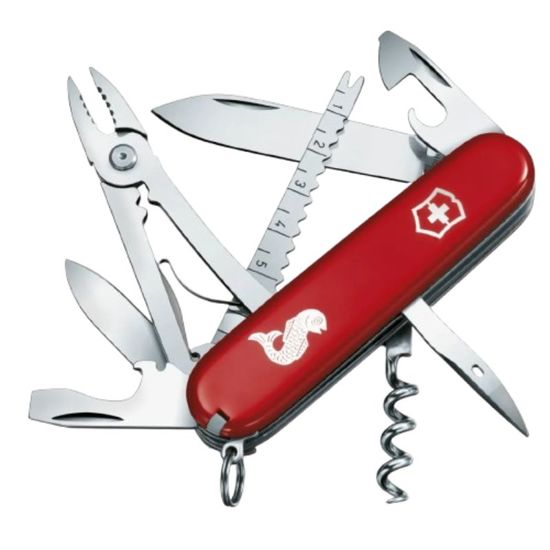 Нож складной VICTORINOX 1.3653.72 Angler, red