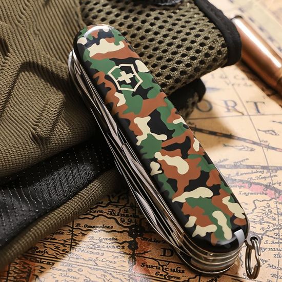 Cutit pliabil VICTORINOX 1.3713.94 Huntsman, Camouflage, 3 image
