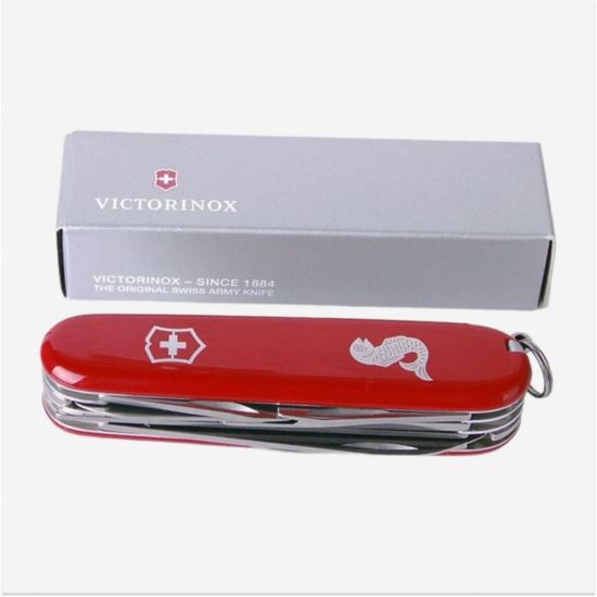 Cutit pliabil VICTORINOX 1.4733.72 Fisherman, red, 2 image