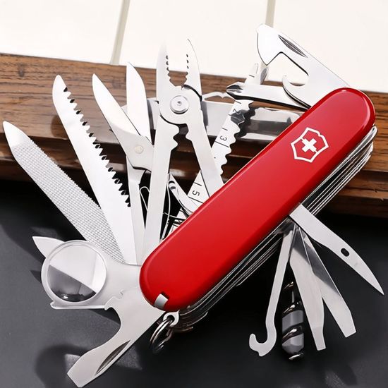 Нож складной VICTORINOX 1.6795 Swiss Champ, red, изображение 3