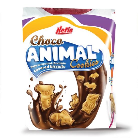 Печенье NEFIS Choco Animal, 200 г