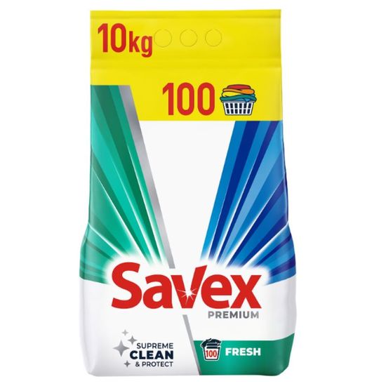 Стиральный порошок SAVEX Premium Fresh, 10 кг
