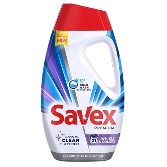 Praf de spalat SAVEX Premium Whites & Colors, 945 ml