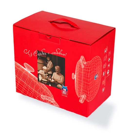 Cratita emailata METALAC Home Cooking, cu capac din sticla, D22 cm, 5.7 l, 3 image