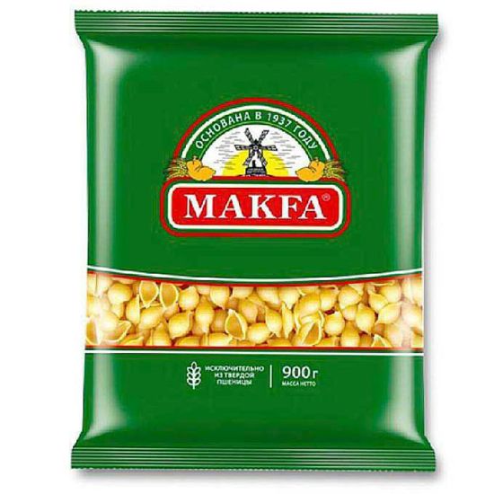Макароны MAKFA Ракушки, 900 г