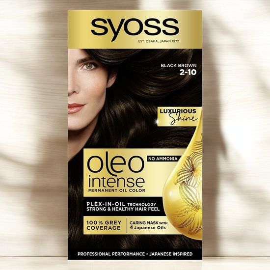 Краска SYOSS Oleo Intense 2-10 Черно-Каштановий