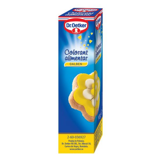 Colorant alimentar DR. OETKER galben, 10 g
