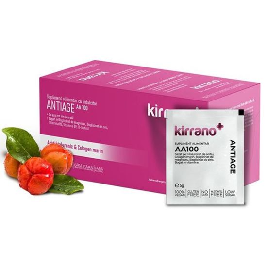 Пищевая добавка KIRRANO AntiAge AA100, 30 пакетиков x 5 г, изображение 2