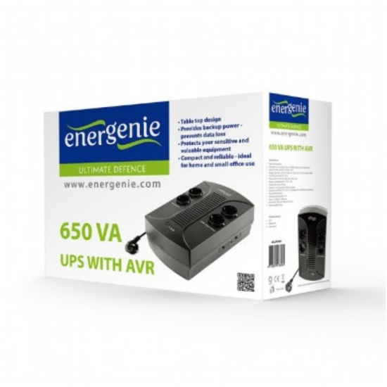 UPS cu AVR GEMBIRD EnerGenie, EG-UPS-001, 650VA / 390W, 6 image