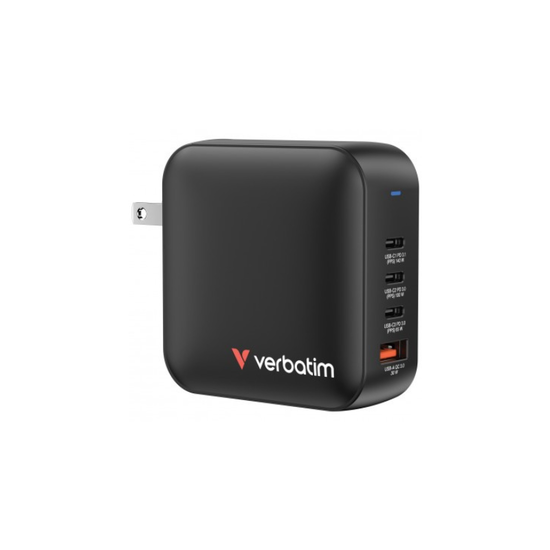 Incarcator USB VERBATIM Mini GaN Charger, 165W, black