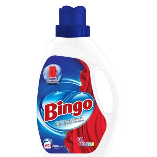 Жидкий порошок BINGO All Colors, 1200 мл