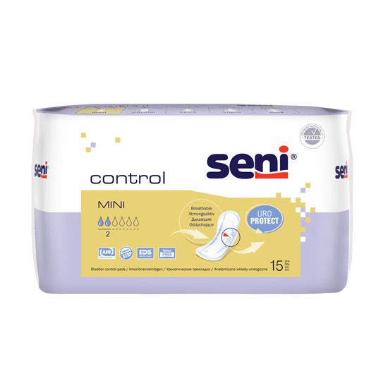 Seni Control прокладки урологические Mini (2 кап) 15 шт
