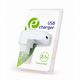 Incarcator de retea Gembird EG-UC2A-02-W, 2 image