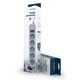 Filtru de retea GEMBIRD SPG3-B-10C, 5 prezi, gri, 3 m, 3 image