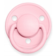 Suzeta rotunda BIBS De Lux Baby Pink, din silicon, (0-36 luni), 2 image
