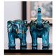 Figurina "Elefanti indieni" 23 cm, ceramica, 2 buc., 3 image