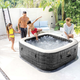Jacuzzi SPA gonflabil INTEX Greystone Deluxe, 211 x 211 x  71 cm, 795 l, 4 persoane, 12 image