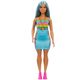 Кукла Barbie MATTEL Модница в радужном топе и юбке, изображение 3