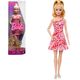 Papusa Barbie MATTEL Fashionista in rochie cu model floral