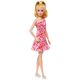 Кукла Barbie MATTEL Модница в платье с цветочным узором, изображение 2