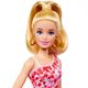 Кукла Barbie MATTEL Модница в платье с цветочным узором, изображение 6