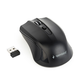 ​Mouse GEMBIRD, MUSW-4B-04, Wireless Optical Mouse, Black