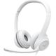 Casti LOGITECH Headset H390, USB, microfon, alb