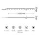 Лента светодиодная GAUSS 5050, 60-SMD 14.4W, 3000K, 520lm, 12V DC, IP20, блистер 5 м, 1, 50, изображение 5