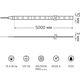 Лента светодиодная GAUSS 5050, 60-SMD 14.4W, 6500K, 630lm, 12V DC, IP20, блистер 5 м, 1, 50, изображение 5