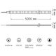 Лента светодиодная GAUSS Elementary 2835, 120-SMD 9.6W, 6500K, 290lm, 12V DC, IP66, ZIP Bag 5 м, 1, 50, изображение 3