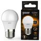 Bec GAUSS Black G45 LED 7W, E27, 3000K, 520lm, IP20, рasul de estompare