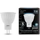 Bec GAUSS Black MR11 LED 3W, GU4, 4100К, 300lm, IP20