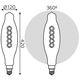 Лампочка GAUSS Filament VINTAGE BT120 Flexible LED 8W, E27, 2400K, 620lm, IP20, 120x420 мм, Amber, 1, 6, изображение 4