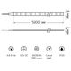 Лента светодиодная GAUSS 2835, 60-SMD 4.8W, 12V DC, IP20, синий, блистер 5 м, 1, 50, изображение 5