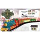 Set tren xmas classic cu cale ferata si 3 vagoane, sunete, lumini, efect fum, ZJA341704, 2 image