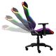 Игровое кресло TRUST GXT 719 Ruya, черный с RGB, изображение 3