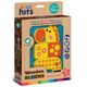 Cuburi de lemn KIDS HITS Friendly Giraffe, KH20/003