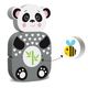 Cuburi din lemn KIDS HITS Cute Panda, KH20/004, 2 image