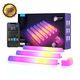 Set lampi de perete GOVEE Wall Lamps Glide RGBIC Wall Light, Wi-Fi + BT / Multicolor, (6+1)