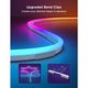 Banda LED neon GOVEE Light Strip Neon Rope 2, Multicolor / Wi-Fi + BT / White, 5m, 3 image