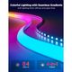 Неоновый шнур для облицовки стен GOVEE Light Strip Neon Rope Light for Wall Lining, Multicolor / Wi-Fi + BT, 5м, изображение 2