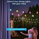 Ghirlanda de exterior GOVEE Outdoor String Lights RGBIC Smart Outdoor, 15 Light Bulbs, 15m, 12 image