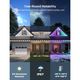 Iluminat pentru exterior GOVEE Outdoor Lights RGBICW Permanent 2, 72 Lights, 30m, 9 image