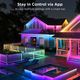 Наружная светодиодная лента GOVEE Outdoor Strip Lights RGBICWW Pro, 10м, изображение 4